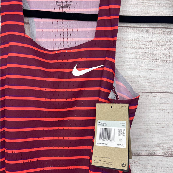 NWT Nike Dri-Fit ADV AeroSwift Running Singlet Women’s Size XS (DR5852-638) - Picture 5 of 10